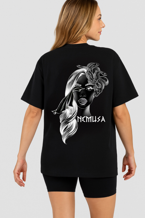T-shirt Oversize Noir Profond