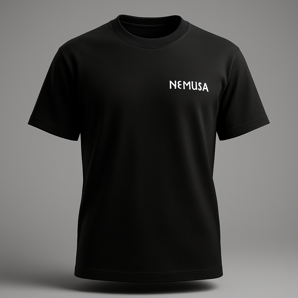 T-shirt Oversize Noir Profond
